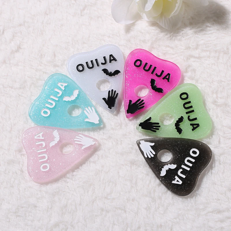 10 шт 39*47 мм ouija амулеты Смола амулеты ожерелье подвеска брелок амулеты для украшения серьги DIY