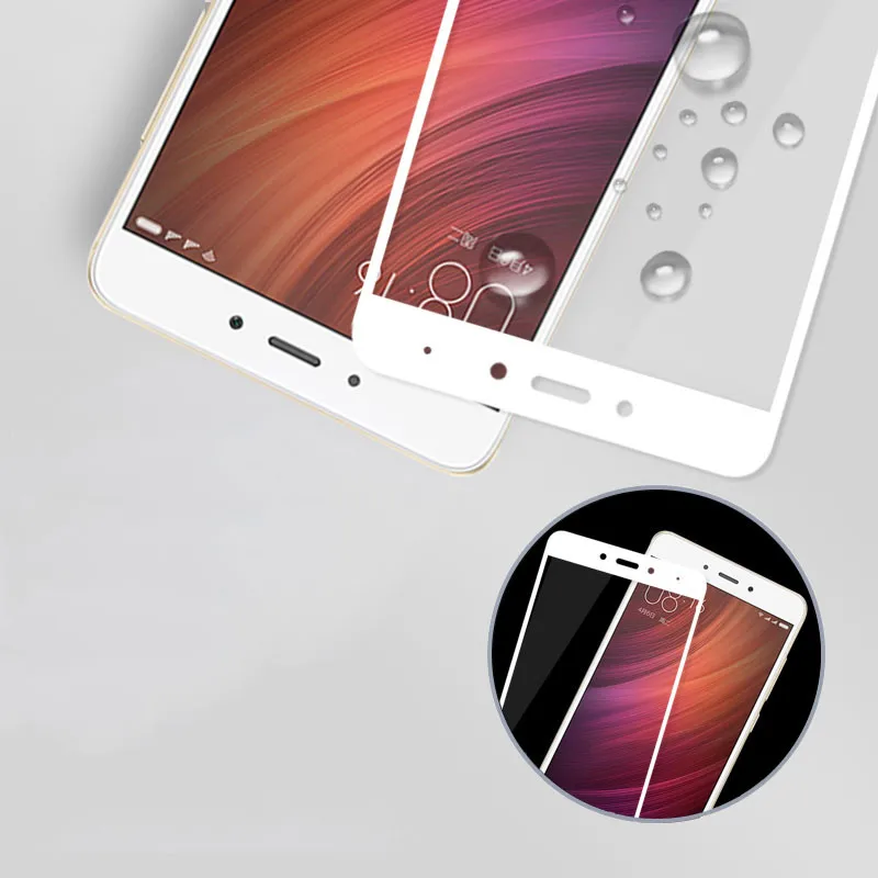 Для Xiaomi Redmi 4X Note 4x закаленное стекло полное покрытие защита экрана 9H нанопокрытие