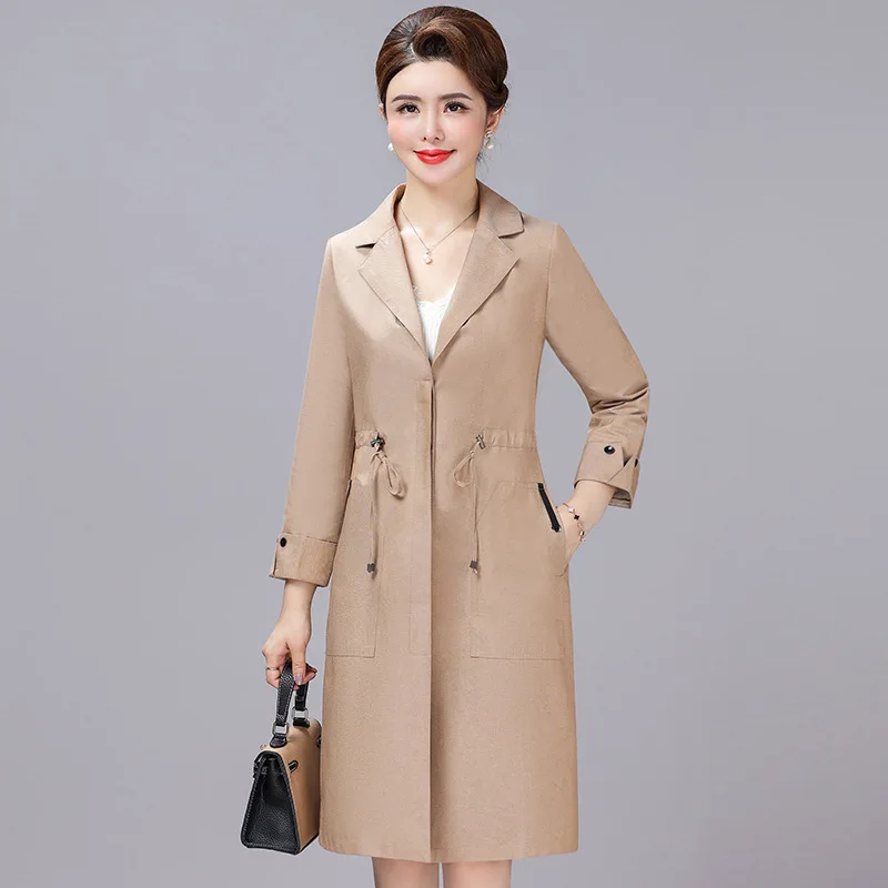 Тонкие элегантные тонкие Дизайнерские Пальто в английском стиле с длинным