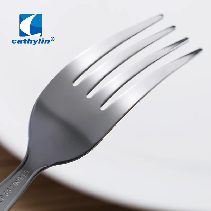 CATHYLIN 20 шт наборы столовых приборов с акриловыми ручками Нержавеющая сталь Ножи ложка, вилка, столовые приборы Свадебный комплект посуды для ресторана PL0015