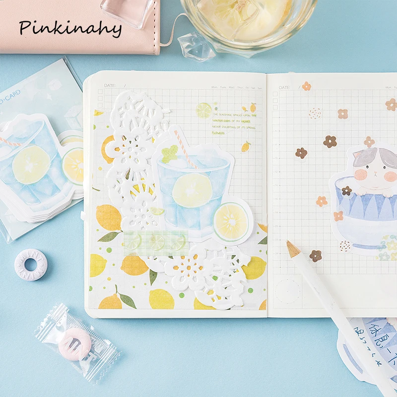 Kawaii Memo Pad клубничный напиток/консервированные фрукты/Еда самоклеющаяся липкая