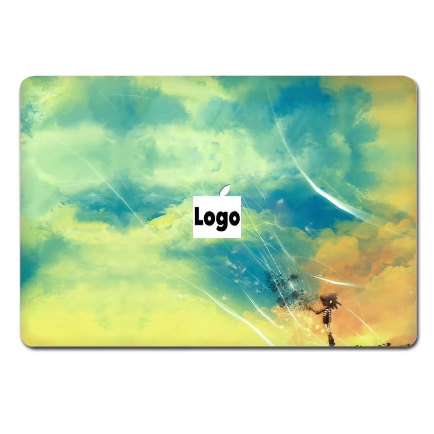 YC наклейка-наклейка для ноутбука верхняя виниловая наклейка с рисунком кожи Macbook