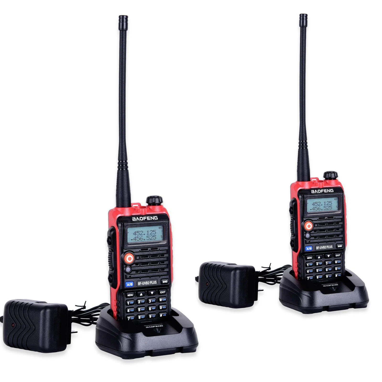 Рация Baofeng UVB2plus Двухчастотная двухканальная CB Беспроводная портативная UV5R 128CH 5W