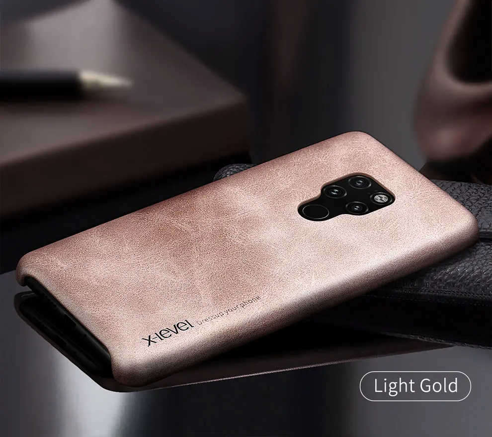 X-level винтажный мягкий из искусственной кожи чехол для huawei mate 20 Pro Lite чехол Роскошный ультра тонкий задний Чехол huawei mate 20/Pro
