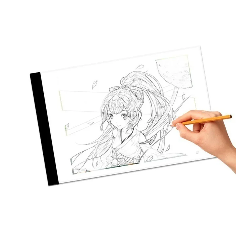 А4 рисунок планшет игрушки лист для копирования с подсветкой светодиодный свет