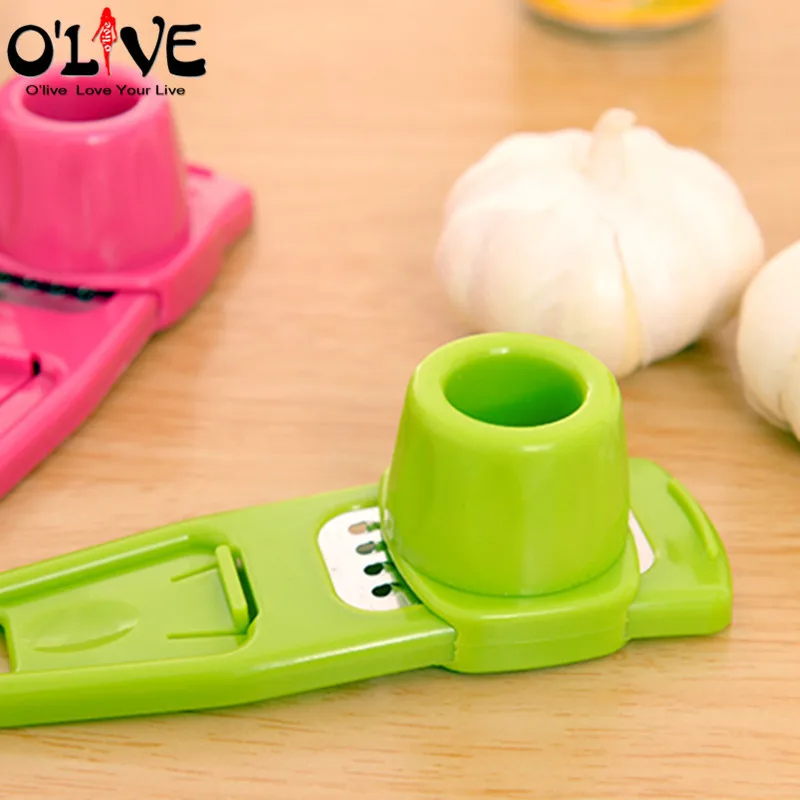 Чеснок Пресс мути функциональных имбирь чеснок-шлифовальный Терка мини Slicer Cutter