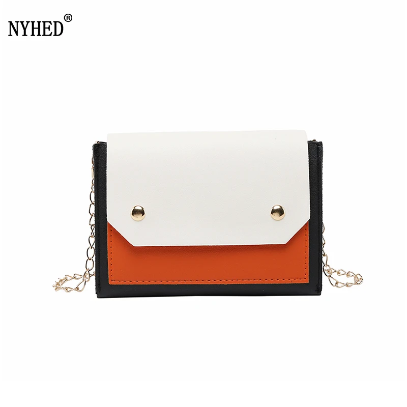 

Маленькая женская сумка с цепочкой, сумка-мессенджер из искусственной кожи