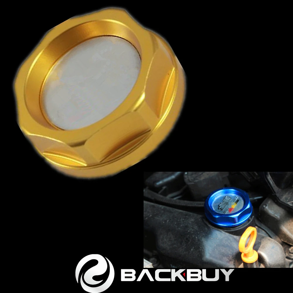 Золотая Заготовка алюминиевый гоночный двигатель клапан крышка маслоналивная