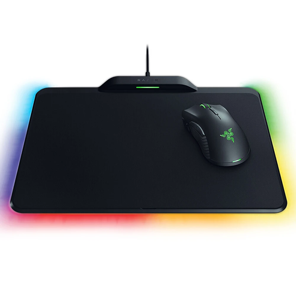 Razer Mamba Hyperflux Беспроводная игровая мышь 16000 dpi 5G Оптический сенсор 450 ips+ Firefly Hyperflux коврик для мыши Беспроводная мощность