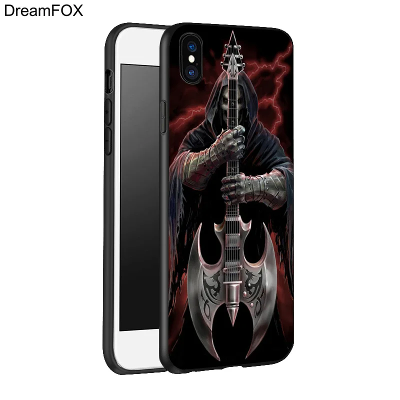 DREAMFOX K036 черный мягкий силиконовый чехол из ТПУ для Apple iPhone 11 Pro XR XS Max X 8 7 6 6S Plus 5 5S 5G SE
