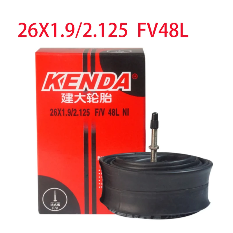 Inner Tube FV 48L KENDA велосипедные шины 26*1,95 26X1,95 MTB Горный шоссейный велосипед шины 26 дюймов 1,95 велосипедные широкие шины K849/K816/k935/k1008 - Цвет: Inner Tube FV 48L