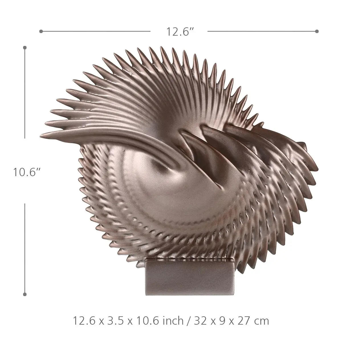 Стекловолоконная скульптура Tooarts с листьями украшение для дома оригинальный