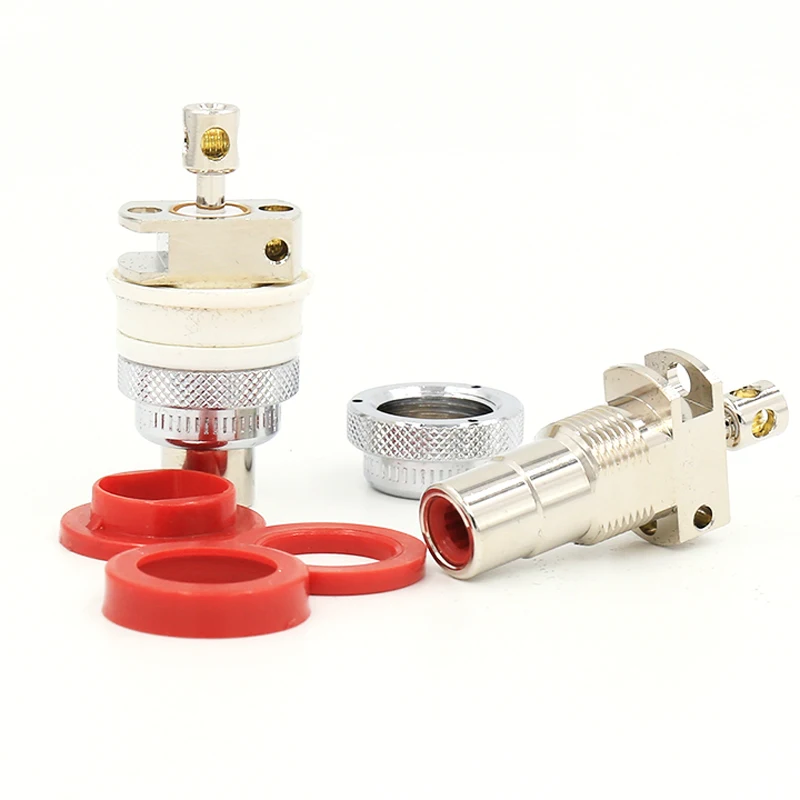 4 шт. Yter родиевое покрытие RCA гнездо шасси женский hifi аудио Без припоя|audio socket|rca