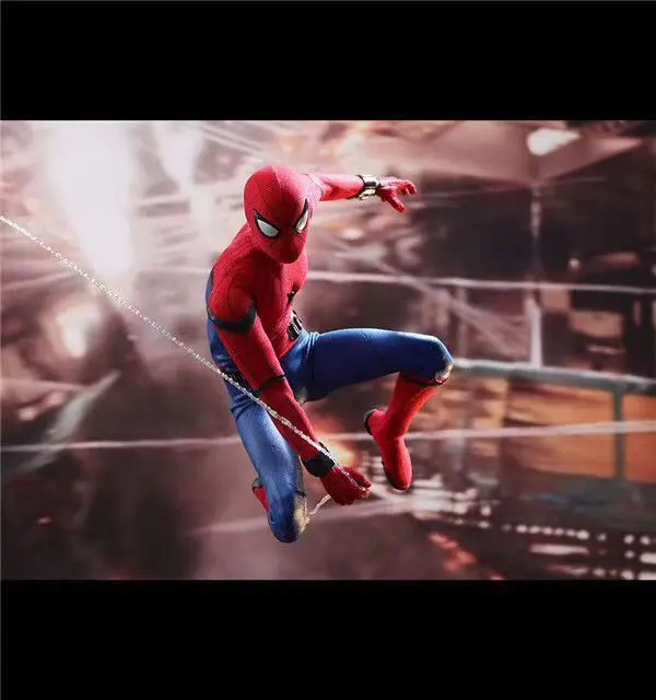30 см настоящая одежда сумасшедшая игрушка Marvel Мстители Человек паук Герой BJD суставы фигурка подвижная модель игрушка подарок