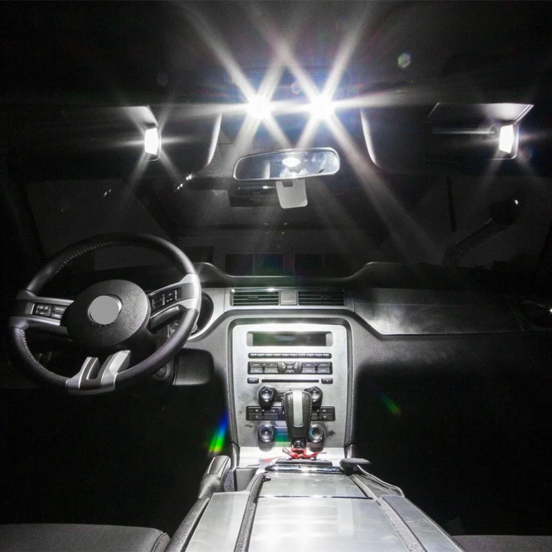 Shinman 8X ошибок светодиодный интерьер светильник комплект посылка для Ford mustang 2005-2014