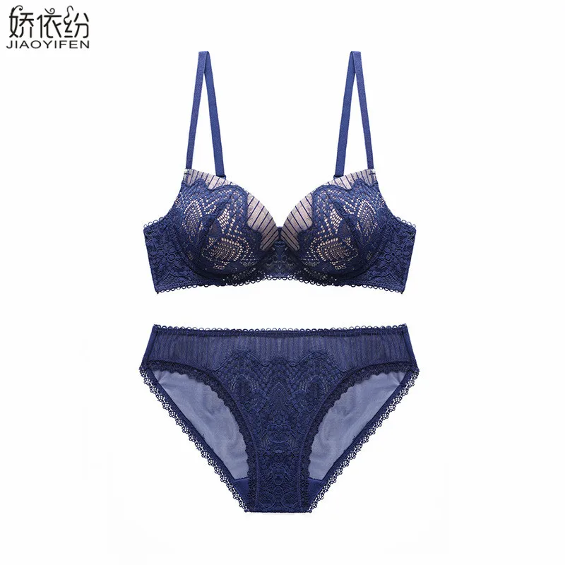 2018 Новый Комплект бюстгальтеров сексуальное кружевное женское нижнее белье с