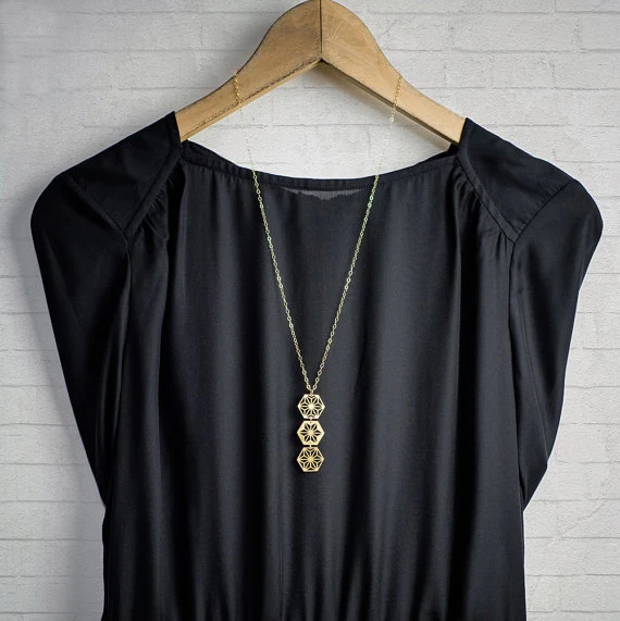 2018 Новое поступление Геометрическая Очаровательная цепочка с шестигранным