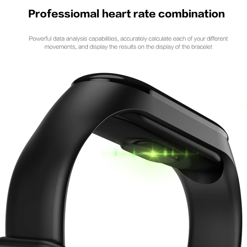 Cheap Color Screen Smart Wristband Bracelet Band M3 Touch Battery 90mAh Pulse Heart Rate Step For Android IOS | Электроника