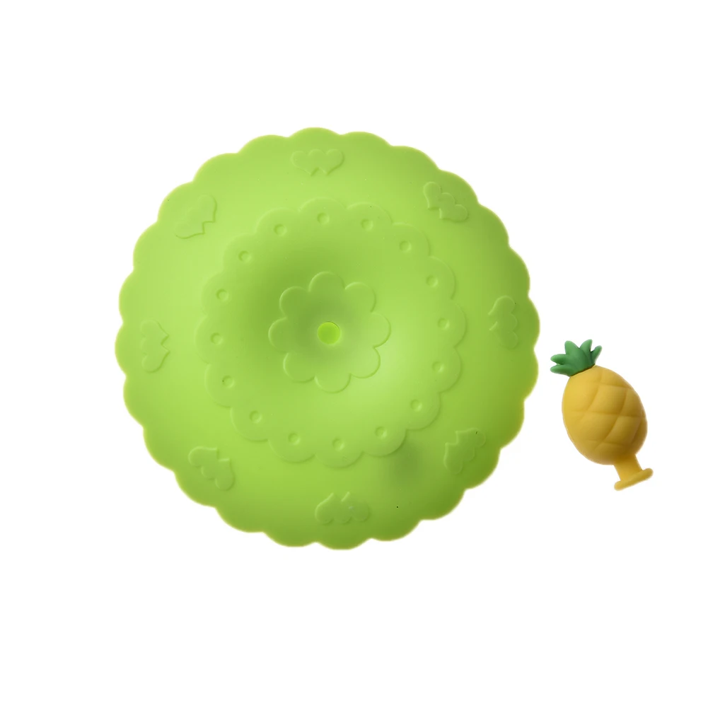 Герметичная, силиконовая крышка для чашек, термостойкая многоразовая герметичная крышка, кухонные аксессуары, чашка для чая на присоске