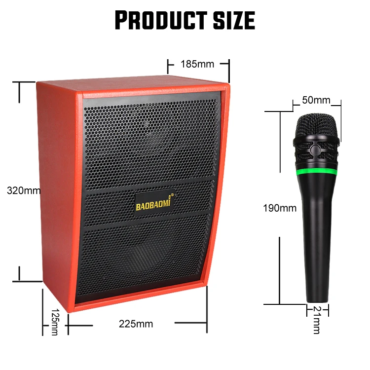 Портативный UHF Bluetooth беспроводной микрофон B9 встроенный усилитель мощности