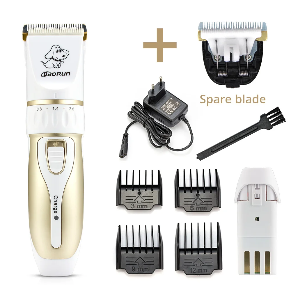 Профессиональный электрический триммер для собак перезаряжаемый 110 240 В машинка