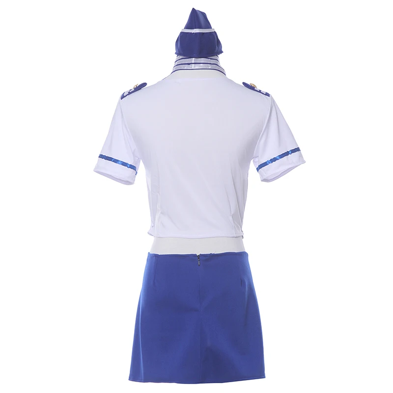 Ролекос Сексуальное белье формы японской школьницы стюардессы косплей костюм летней стюардессы.
