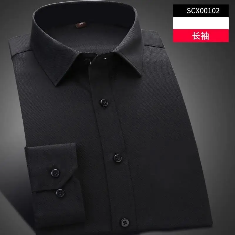 10XL 14XL Мужская свободная однобортная деловая Повседневная Удобная рубашка с
