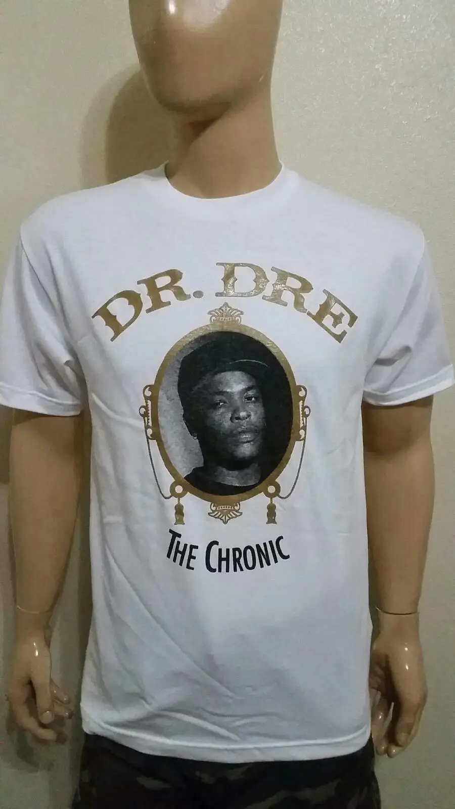 Dr. DRE белая футболка с принтом Chronic NWA WEST COAST 2PAC хип хоп LA row|Мужские футболки| |