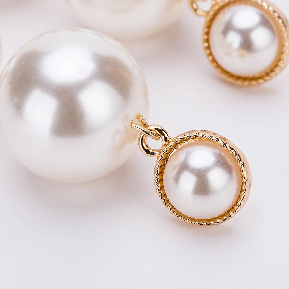 S.VEX Rose Gold Color Long Stud Earrings for Women Jewelry Big Crystal Statement Pearl Earring Oorbellen Bohemian Jewellery | Украшения и