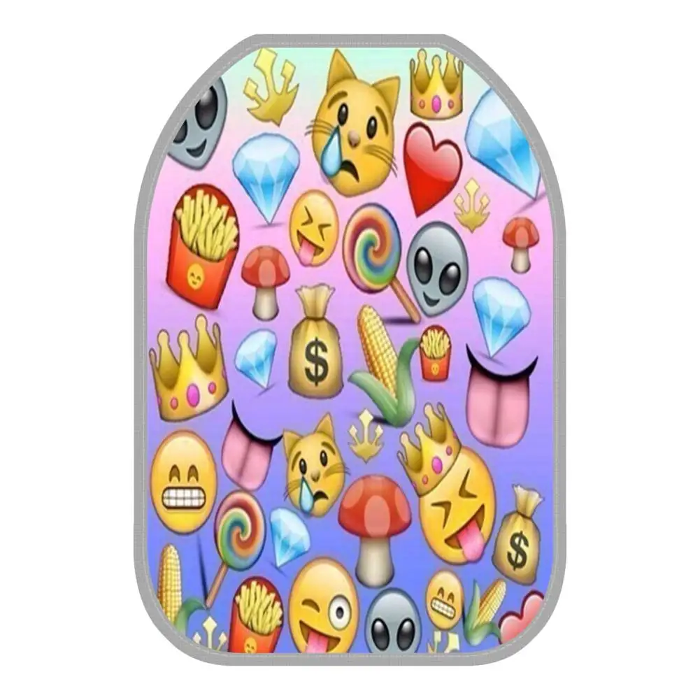 La maxza emoji Универсальный 3D печать детская Анти Удар коврик автомобиль обратно