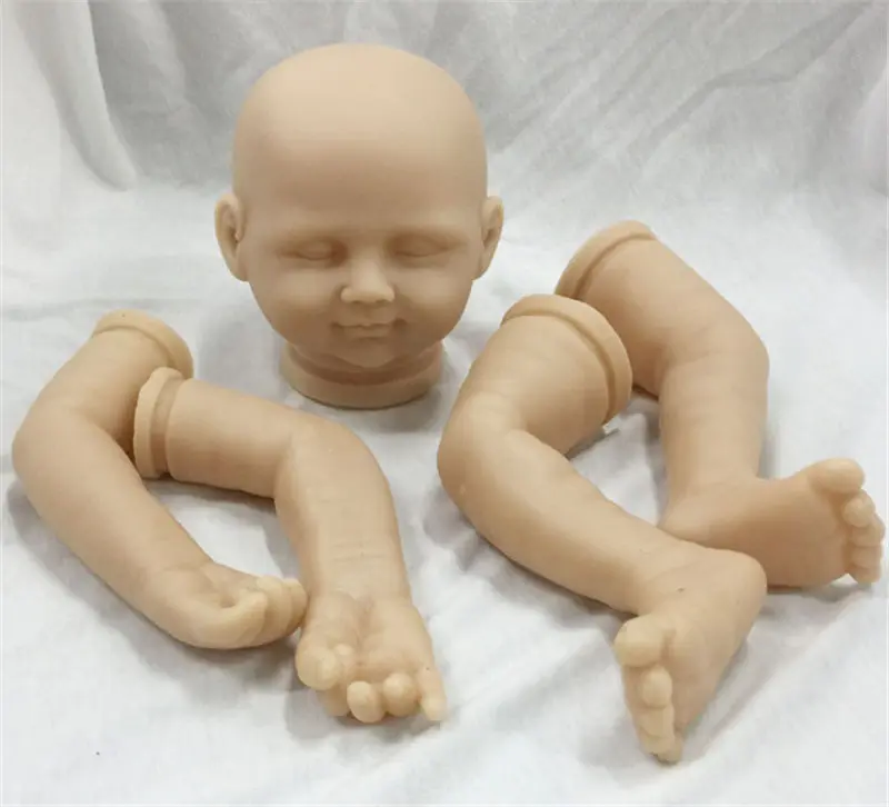 Набор для куклы Reborn Baby силиконовые неокрашенные детали DIY 20 дюймов мальчиков и