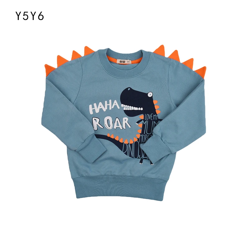 

2018 Spring and Autumn Explosion Children's Clothing Dinosaur Sweater Children's Wear Casual Wear Comfortable Sweatshirt