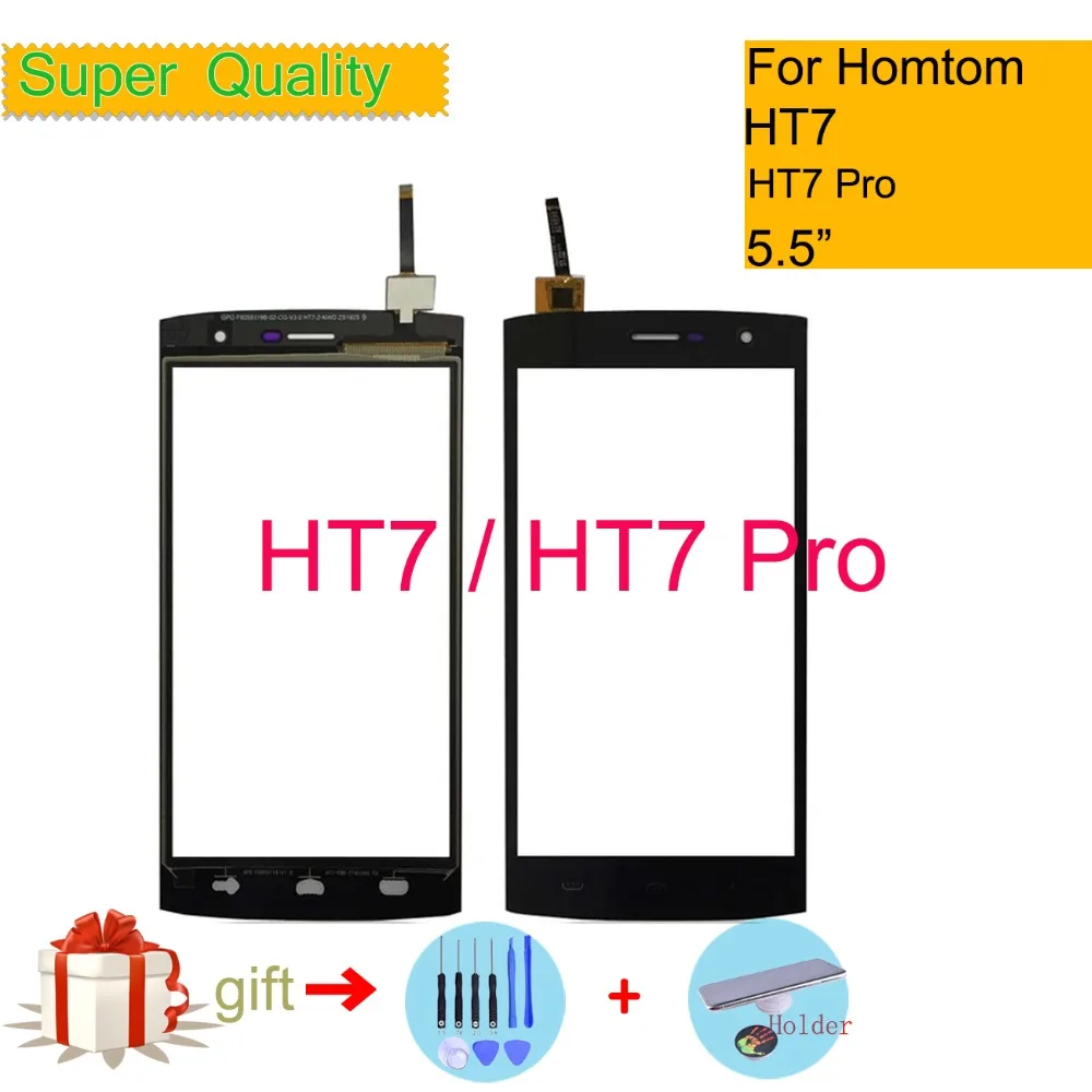 Сенсорный экран 5 дюйма для Homtom HT7 Pro сенсорный с цифровым преобразователем в