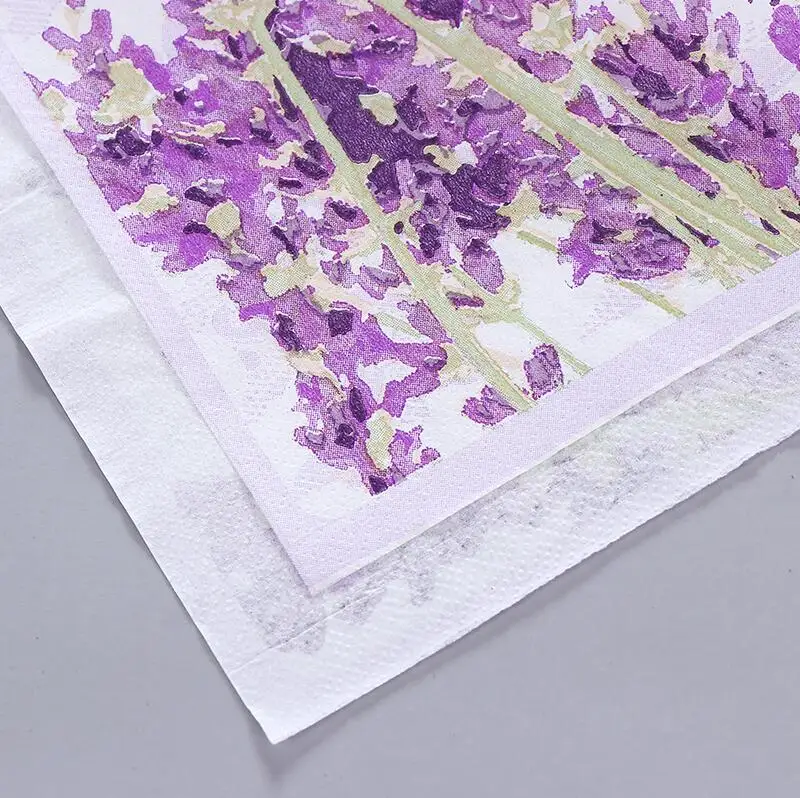 Бумажные салфетки ZGTGLAD с цветами и стрекозой для кафе вечеринок декоративная