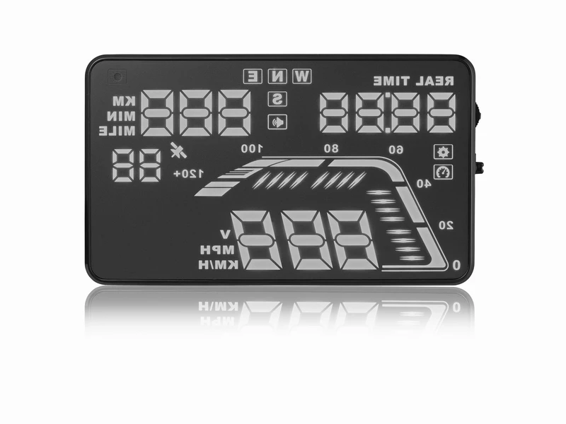 Универсальный Q7hud HD Автомобильный GPS Спидометр Head Up Дисплей 5.5 &quotHUD автомобиля Obd2