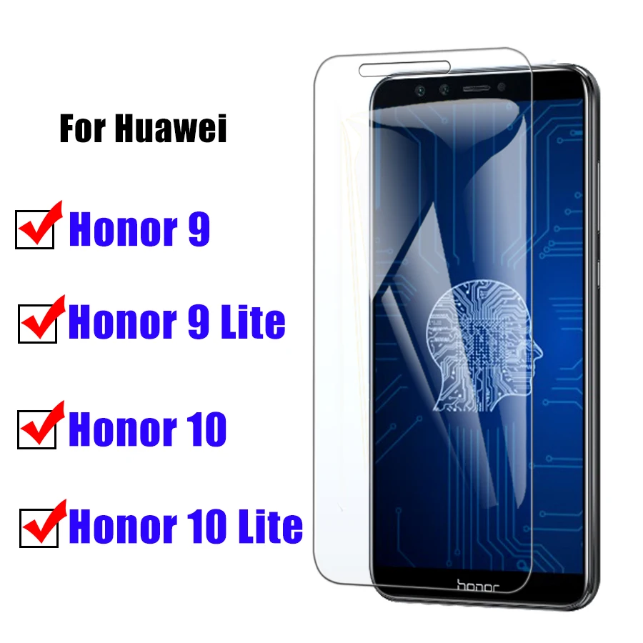 Honor 10 легкое стекло hauwei для huawei 9 lite Защитная защита экрана закаленное 10lite