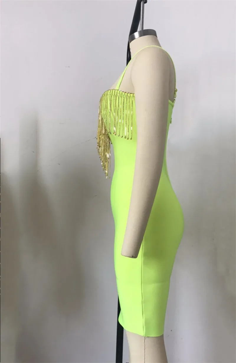Высокое качество Vestido ремень v образным вырезом мини праздничное Бандажное