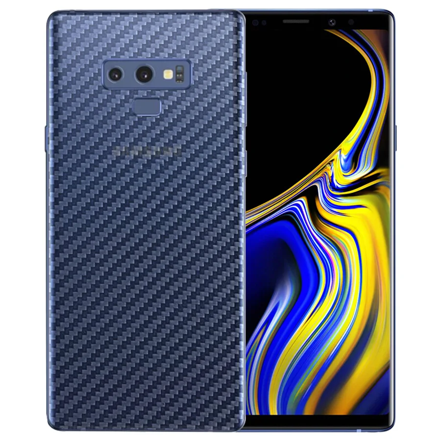 5 шт./лот 3D защитная пленка из углеродного волокна для задней панели Note 8 S9