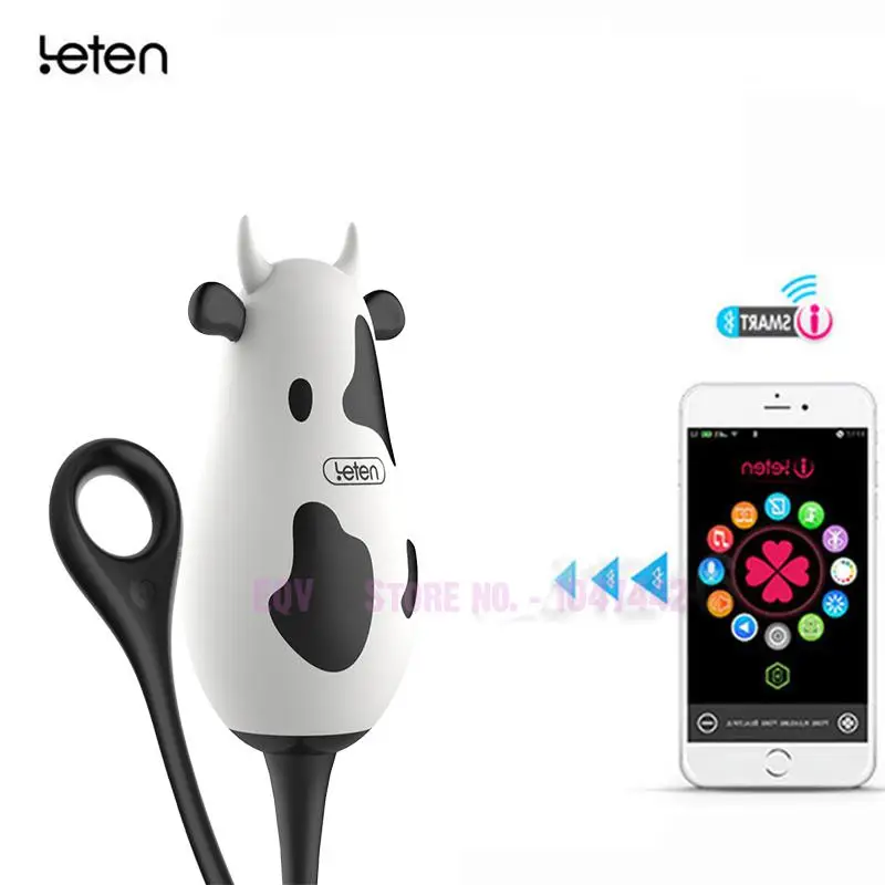 Leten APP беспроводной вибратор с пультом дистанционного управления Bluetooth кегелевые