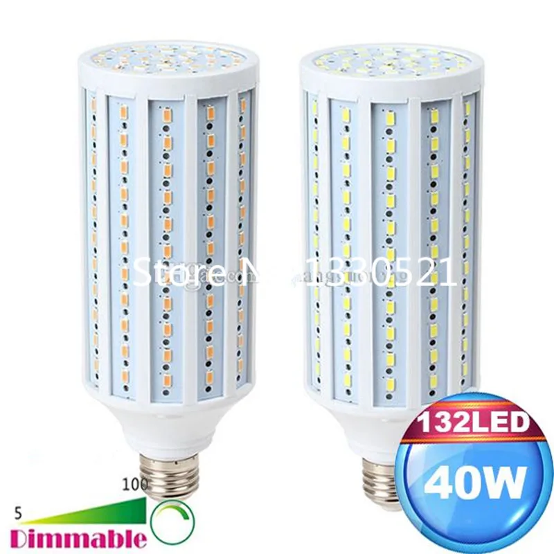 Супер яркая диммируемая SMD 5630 Светодиодная кукурузная Лампа B22 E14 E26 E27 E39 E40