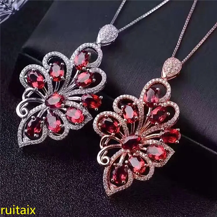 KJJEAXCMY Boutique Jewels ожерелье из чистого серебра 925 пробы с инкрустацией золотыми