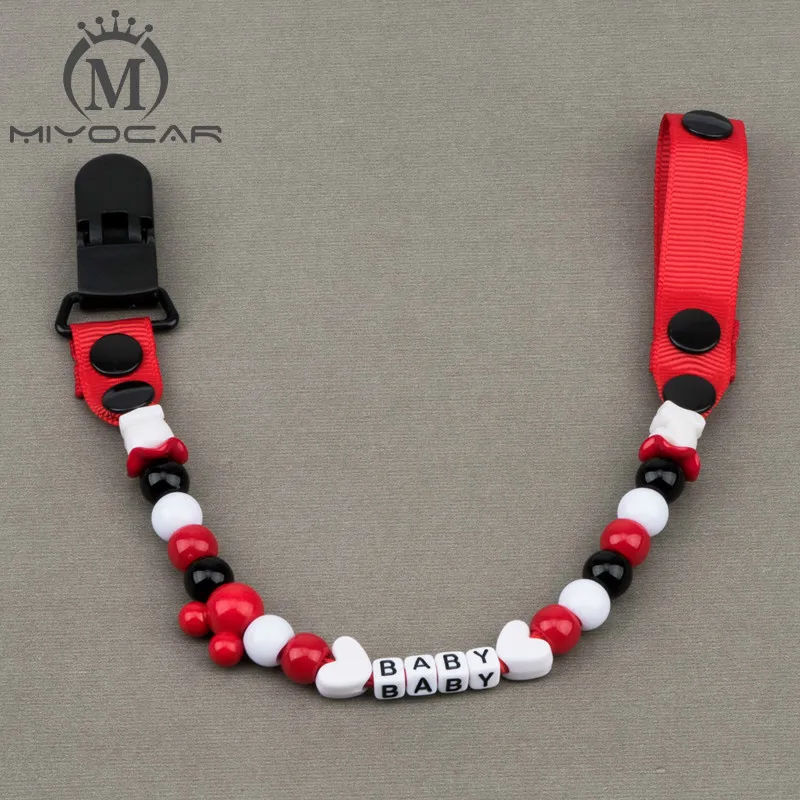 Индивидуальный Изготовленный вручную держатель для соски MIYOCAR|personalised name|hand madeholder