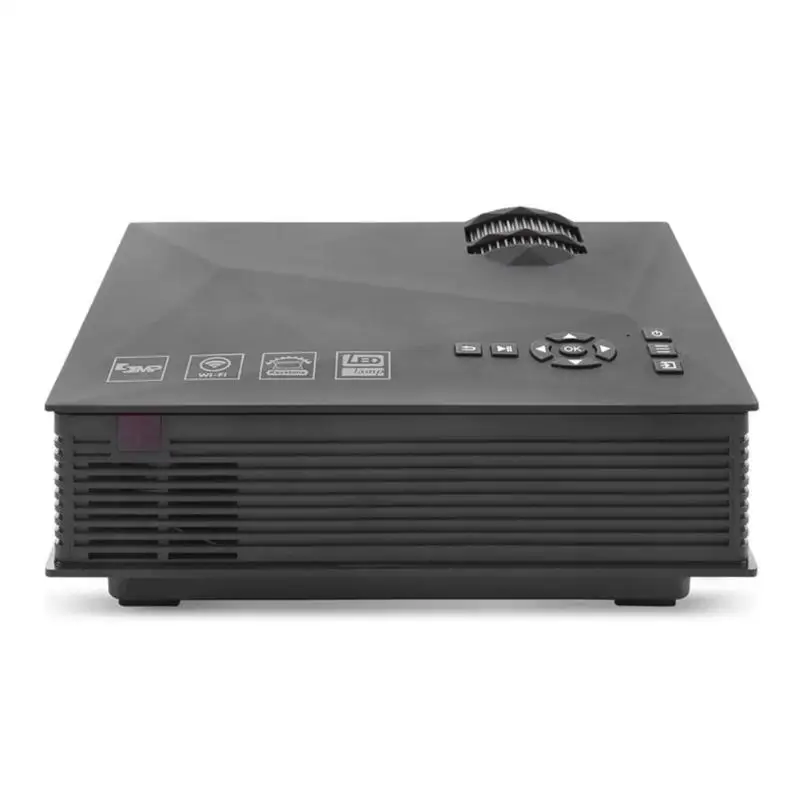 UC46 Plus домашний портативный Мини пико-проектор 800x480 Видео-проектор цифровой мультимедийный светодиодный карманный мини-проектор
