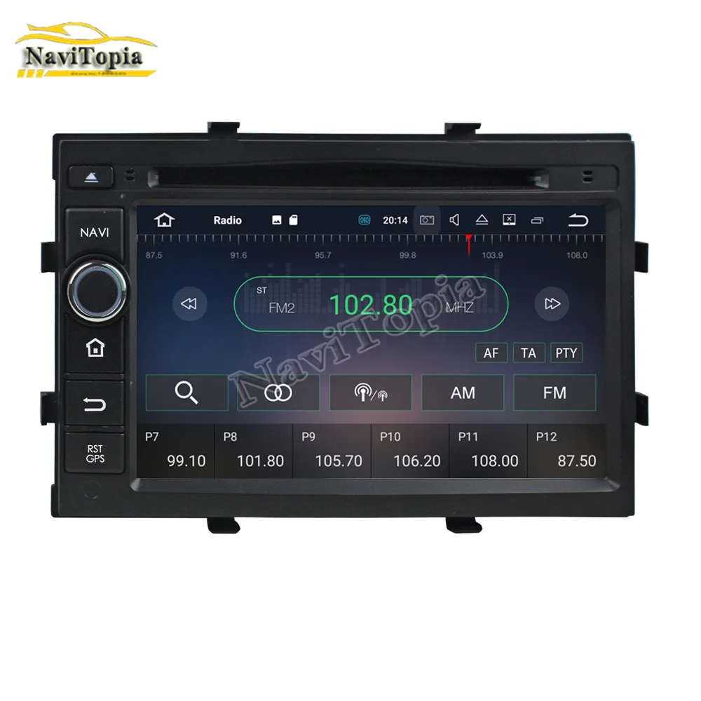 NAVITOPIA Android 8.1 Car DVD Multimedia Player for Chevrolet Cobalt /Spin/Onix 2012- Auto Radio Stereo GPS | Автомобили и