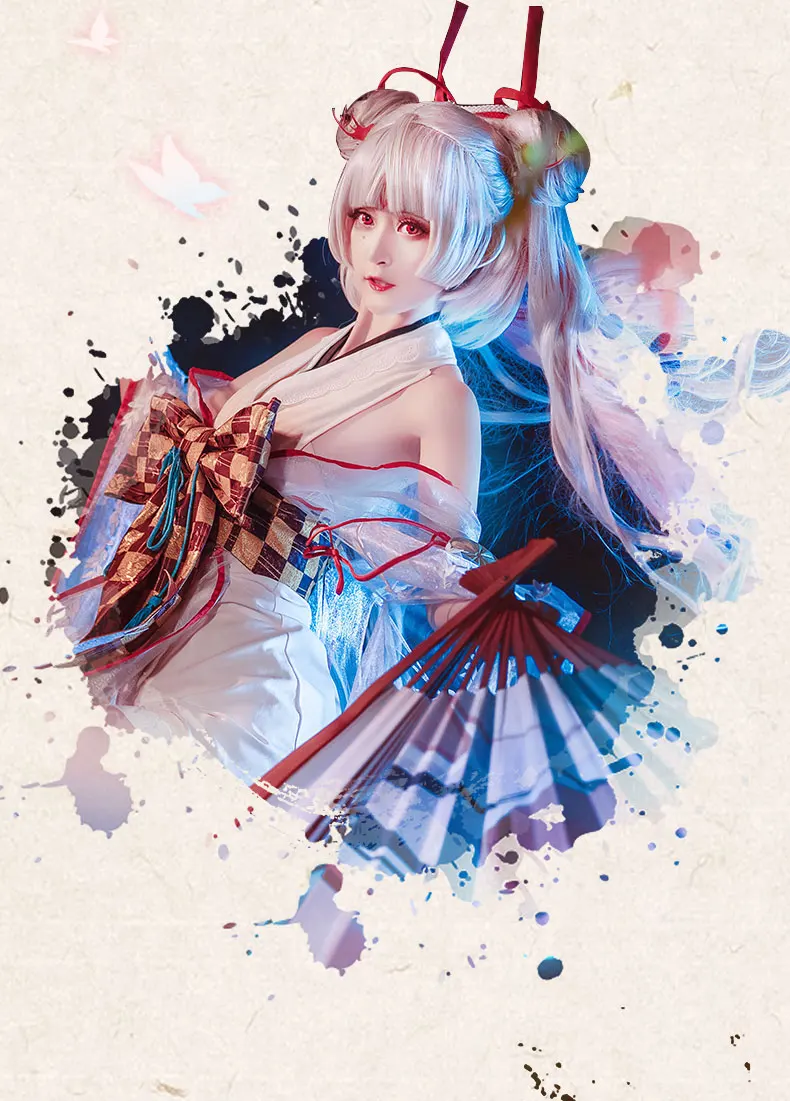 [Июньский запас] Горячая игра Onmyoji SSR Shiranui Diver Ali кимоно Косплей Костюм Униформа платье Хэллоуин костюм для женщин