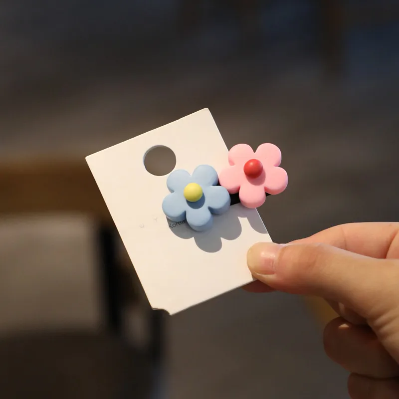 3 pink blue Детская заколка для волос с цветами для девочек, детская Шпилька, аксессуары для детей, заколка для волос, заколка для волос, головной убор, головной убор - Цвет: 3 pink blue