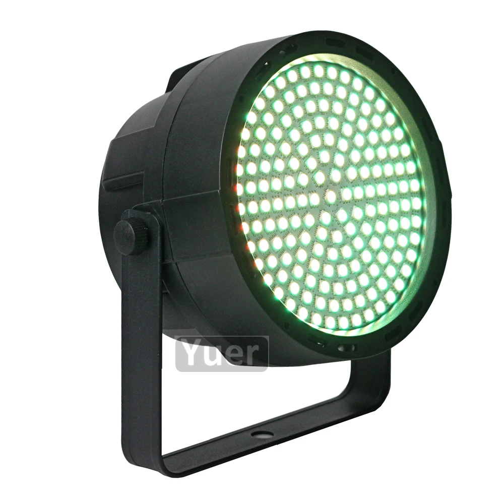 4 шт./лот KTV дома вечерние светодиодный стробоскоп Par Светильник 169 шт. RGB 3IN1 SMD 5050 светодиодный плоский DJ диско-светильник для свадьбы и вечеринок бар Flash Par Светильник
