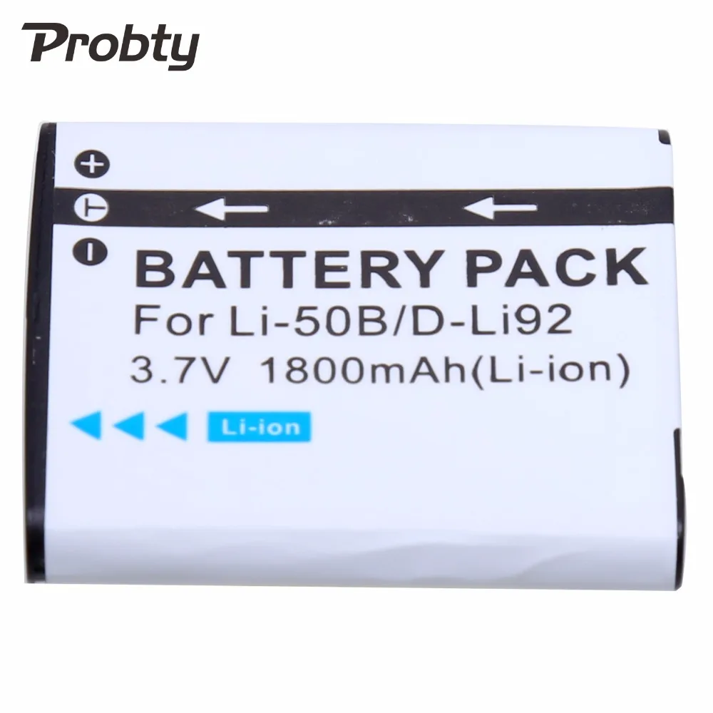 Probty 3 шт Высокое качество 1800mah 7 V LI-50B LI 50B батарея камеры для Olympus SP 810 U6010 U9010 SZ14 SZ16 D755