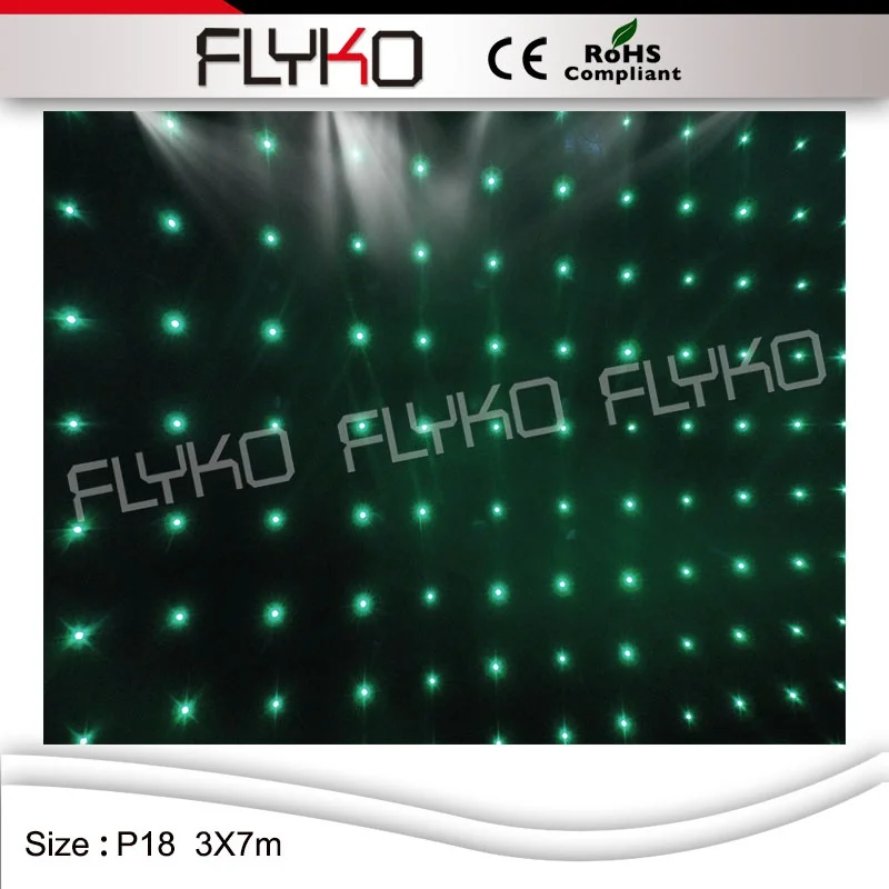 flexible stage rental led curtain screen display SMD Full Color night bar use video | Освещение