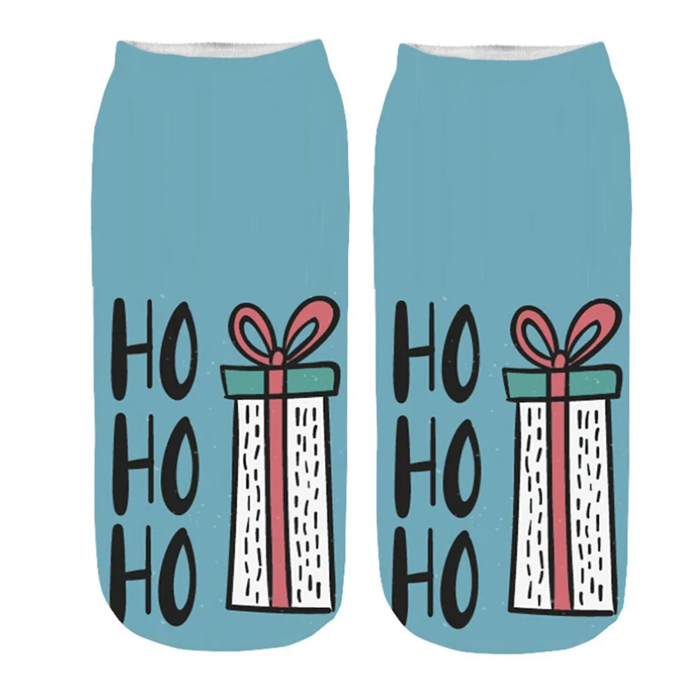 Для женщин 3D мультфильм смешной и удобные Рождественский сумасшедший